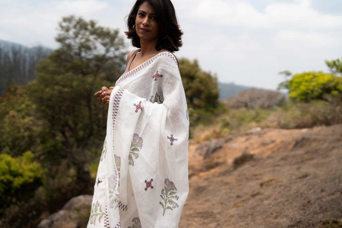 The Kurinji Saree