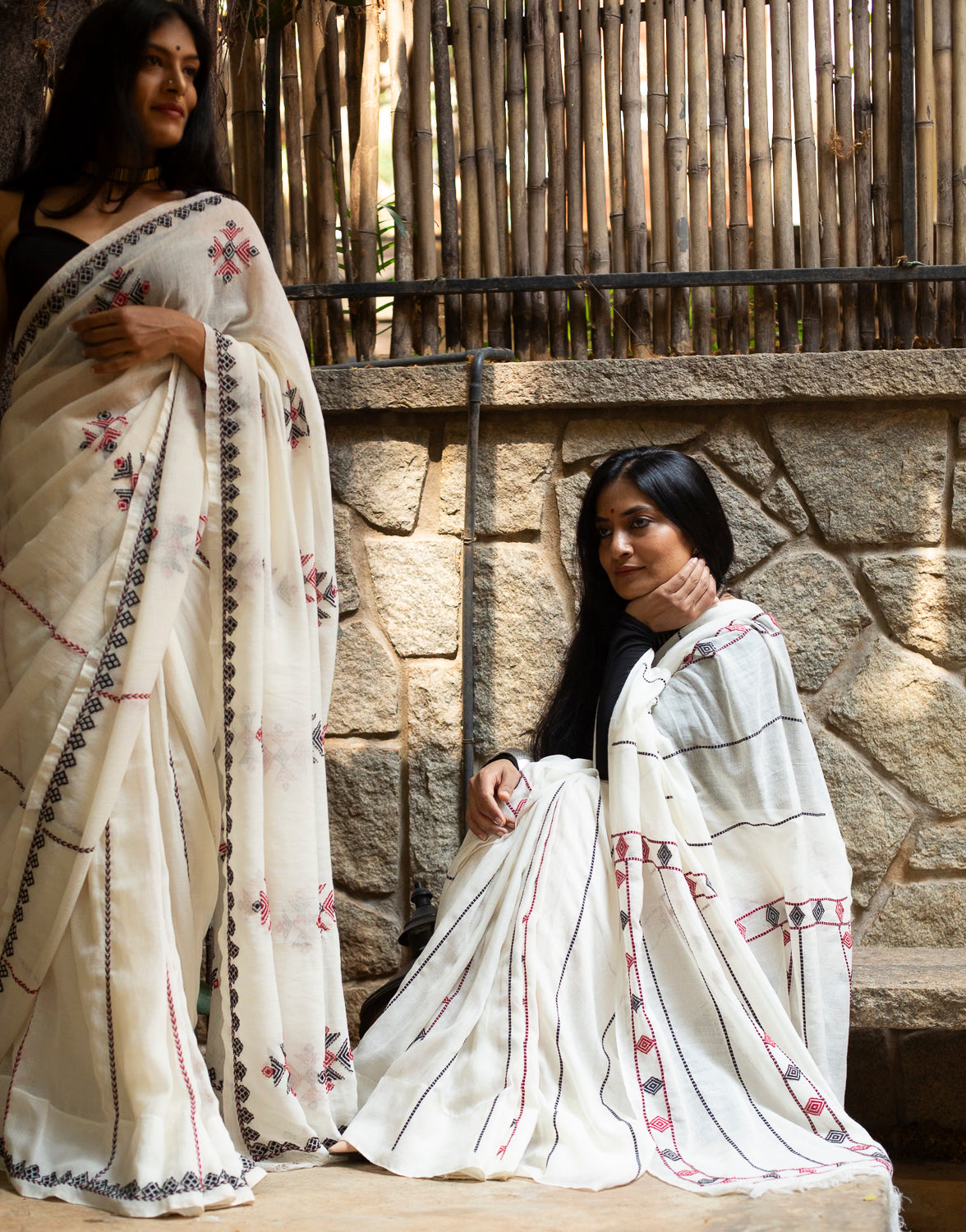 Merino-Cotton Saris