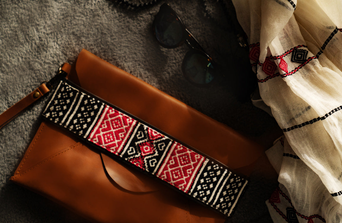 Tan Toda Mosaic Envelope