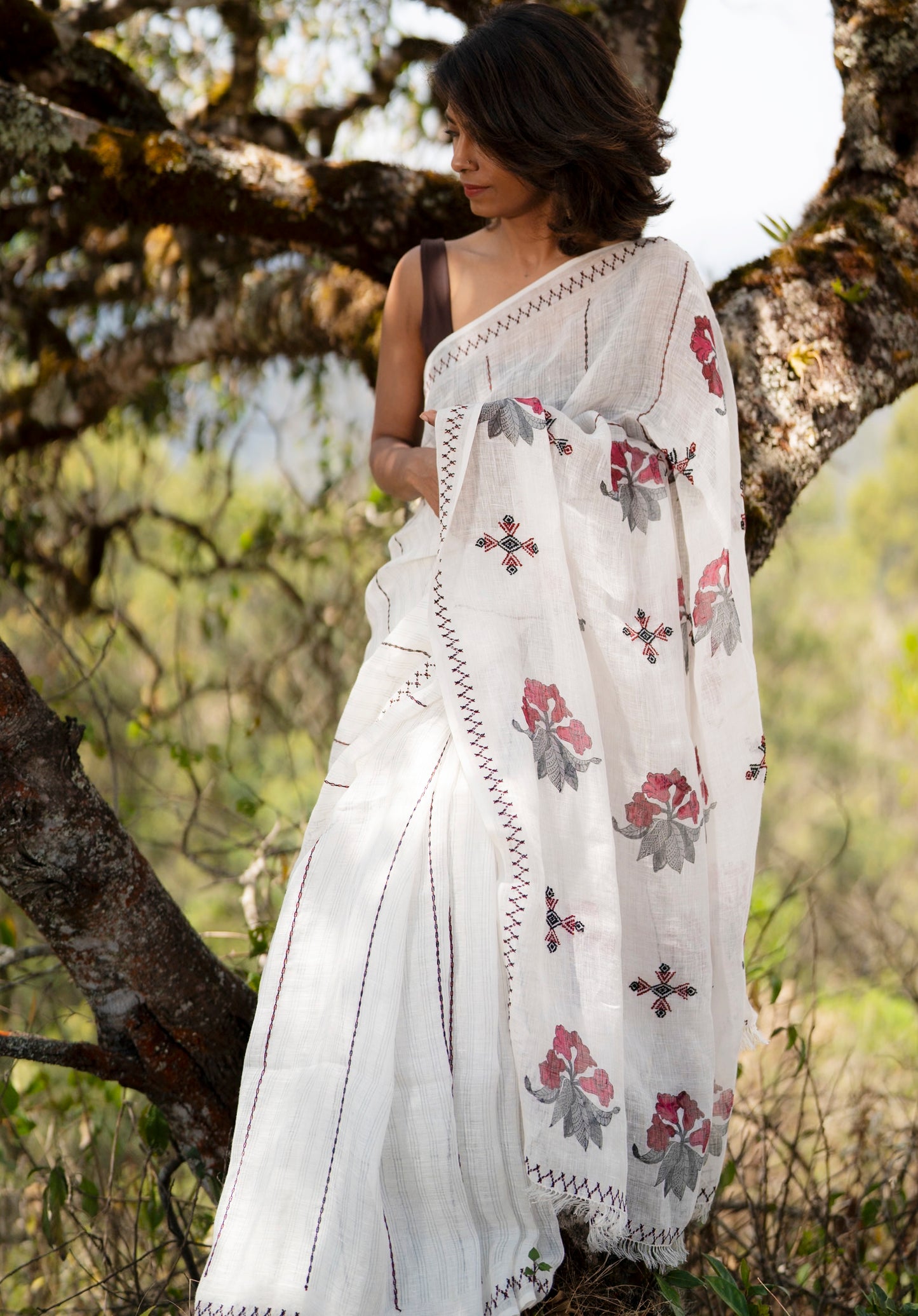 The Rhododendron Saree
