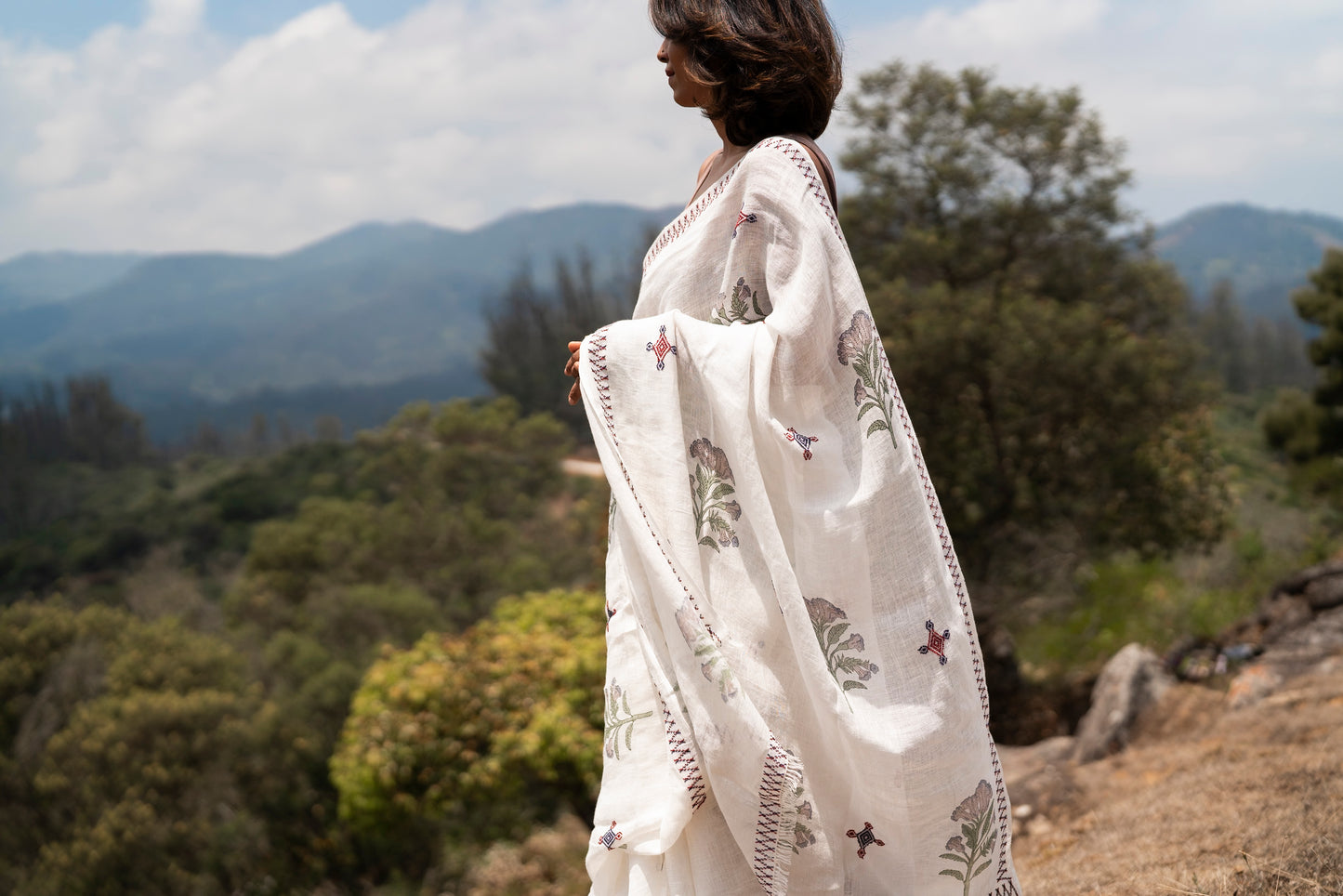 The Kurinji Saree