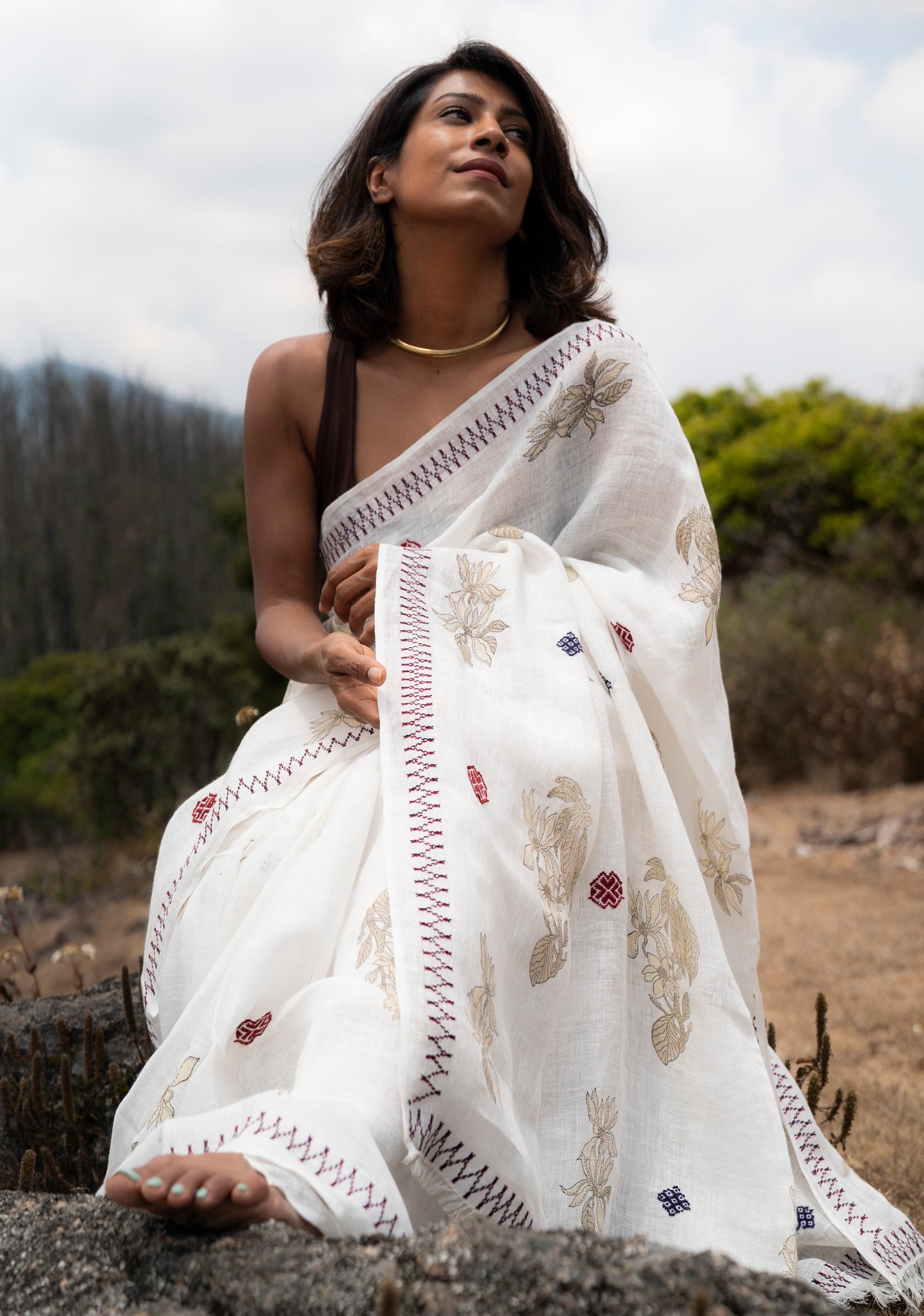 The Magnolia Saree