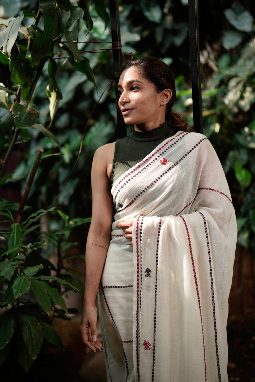 Merino-Cotton Saris