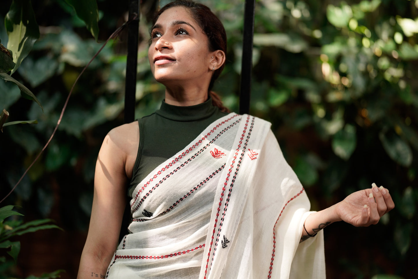 Merino-Cotton Saris