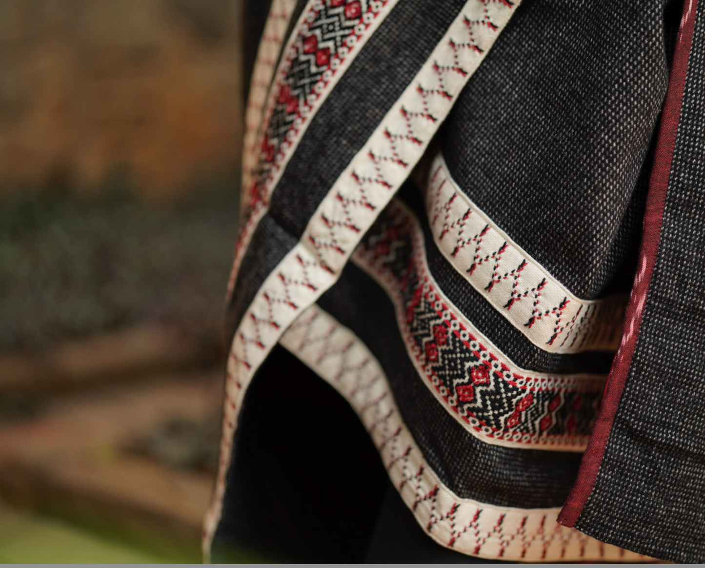 Winter Weave Chevron Shawl